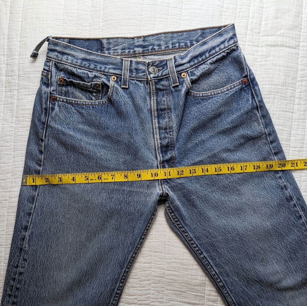 Levi's 501 Vintage Straight Leg Jeans 90s - Picture 6 of 16